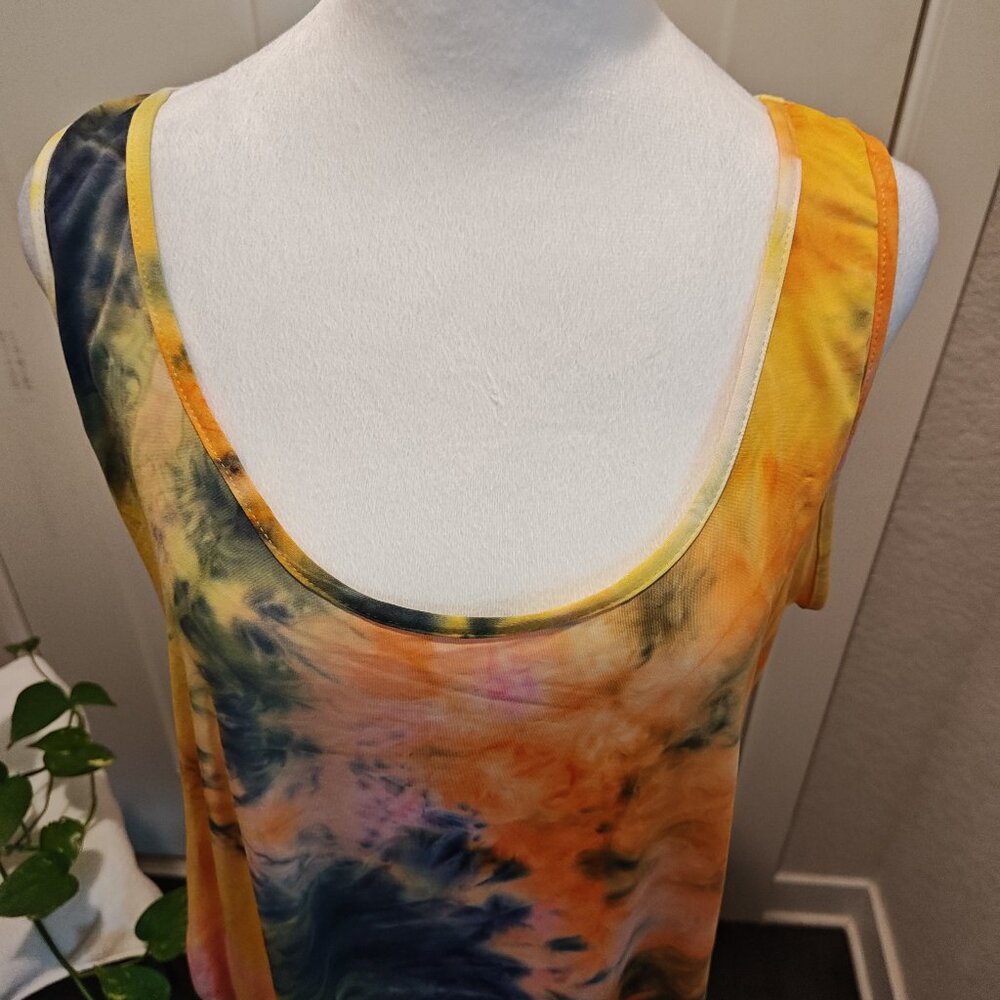 Absolutely it!! SUN DRESS MULTI COLOR  TYE DYE SIZE 3X